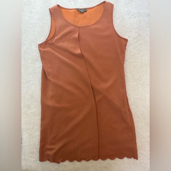 Maje silk blend earth toned dress. Size medium. - Picture 4 of 7